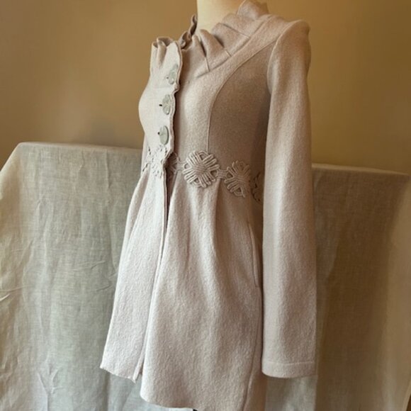 Vintage Y2K Anthropologie Charlie & Robin Duster Cardigan Sweater - Picture 5 of 11